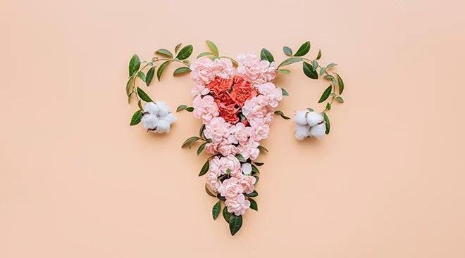 flowers in the shape of a uterus